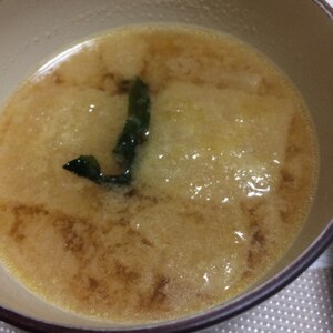 ＊今日のお味噌汁＊大根・わかめ・あげ